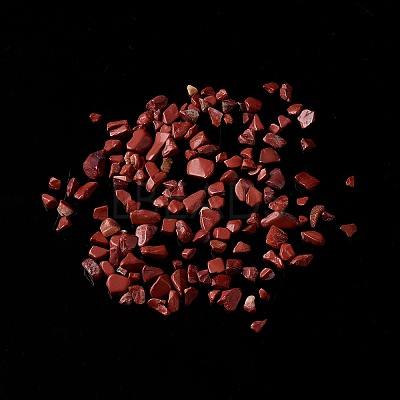 Natural Red Jasper Chip Beads X-G-M364-11A-1