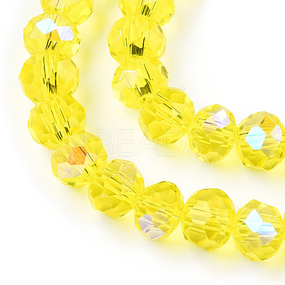 Electroplate Glass Beads Strands EGLA-A044-T3mm-L29-1