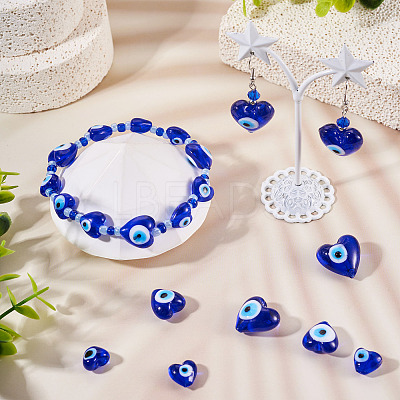 60Pcs Handmade Lampwork Beads LAMP-PJ0001-05-1
