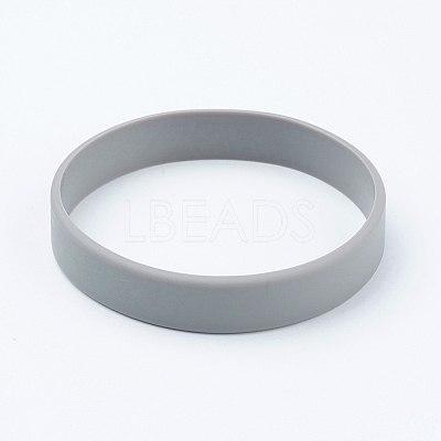 (Jewelry Parties Factory Sale)Silicone Wristbands Bracelets X-BJEW-J176-10-1
