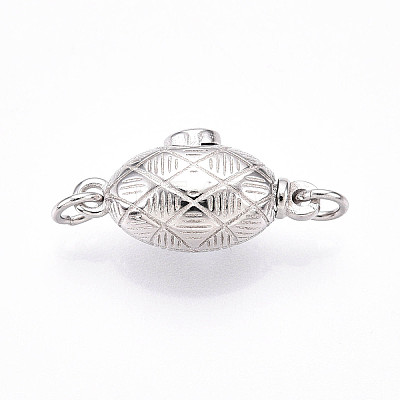 925 Sterling Silver Box Clasps STER-T007-135P-1