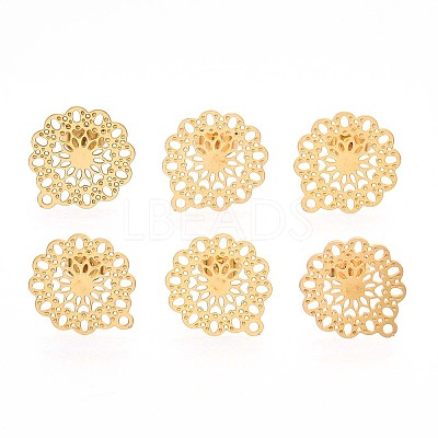 304 Stainless Steel Stud Earring Findings LS-X-STAS-S079-34A-1
