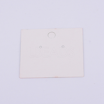Kraft Paper Earring Display Cards CDIS-WH0013-21-1
