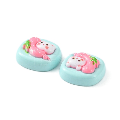 Opaque Cute Cartoon Resin Cabochons LS-CRES-O006-06E-1
