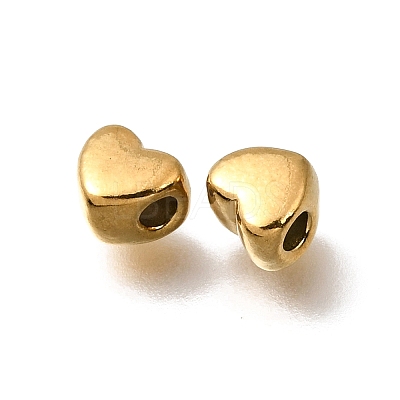Valentine's Day 304 Stainless Steel Spacer Beads STAS-L315-075G-01-1
