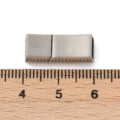304 Stainless Steel Snap Lock Clasps STAS-U055-02A-P-1
