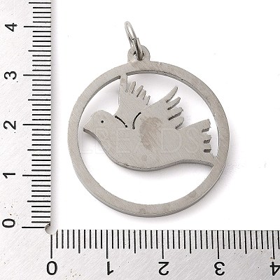 Non-Tarnish 304 Stainless Steel Pendants STAS-C086-05I-P-1