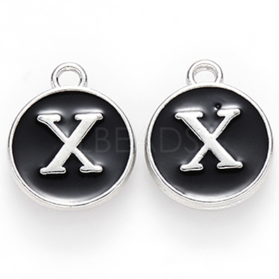Platinum Plated Alloy Charms ENAM-S118-02X-P-1