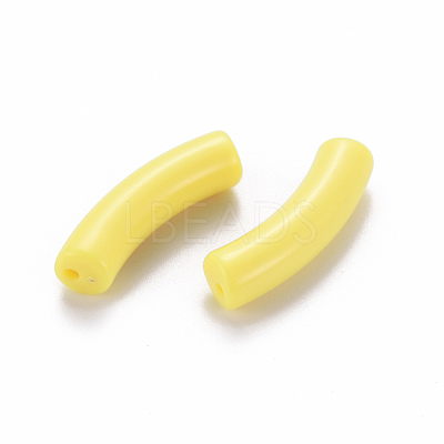 Opaque Acrylic Beads MACR-S372-002B-S024-1