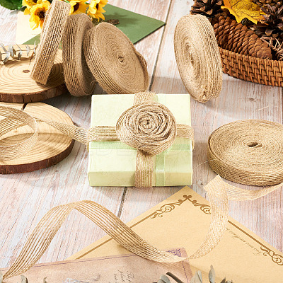 10M Braided Burlap Ribbon OCOR-TAC0015-13B-1