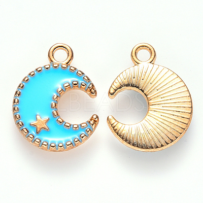 Alloy Enamel Pendants ENAM-S121-063C-1
