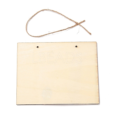 DIY Scarecrow & Bird Wood Painting Handmade Materials Package for Parent-Child DIY-P036-01-1