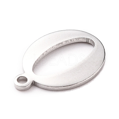 Tarnish Resistant 304 Stainless Steel Charms STAS-H112-O-P-1