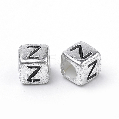Plated Acrylic Beads PB43C9308-Z-1