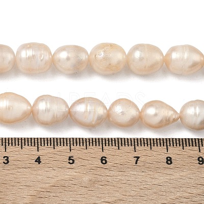 Natural Cultured Freshwater Pearl Beads Strands PEAR-D003-01D-13-1