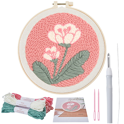 Punch Embroidery Starter Kits DIY-WH20007-13B-1