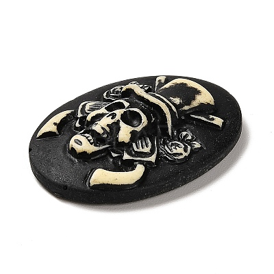 Halloween Opaque Resin Cabochons CRES-F023-06-1