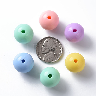 Opaque Acrylic Beads MACR-S370-C16mm-M1-1