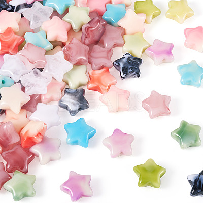 150Pcs Acrylic Beads OACR-TA0003-55-1