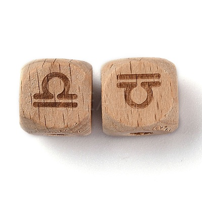 Natural Wood Constellation Beads LS-WOOD-M002-07-1