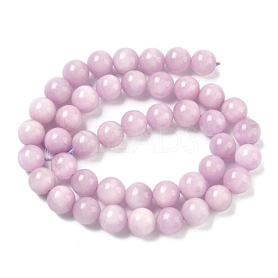 Natural Kunzite Beads Strands G-D856-03-8mm-1