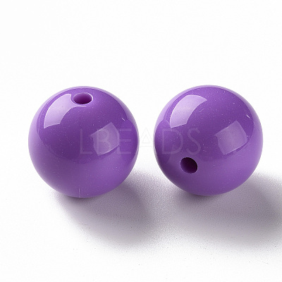 Opaque Acrylic Beads X-MACR-S370-C20mm-30-1