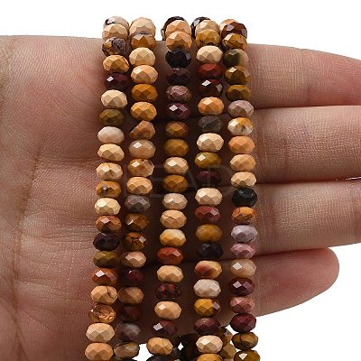 Natural Mookaite Bead Strands G-D344-A32-1