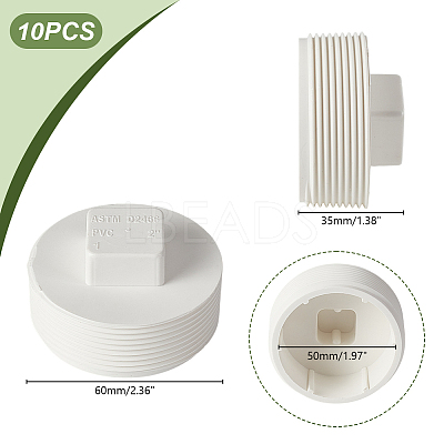 PVC Pipe End Cap FIND-WH0148-225-1