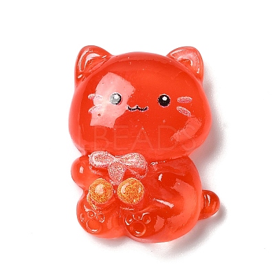 Translucent Resin Decoden Cabochons RESI-M039-03A-1