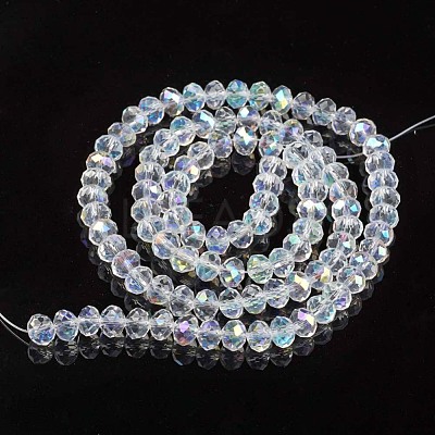 Electroplate Glass Beads Strands EGLA-A034-T10mm-L19-1