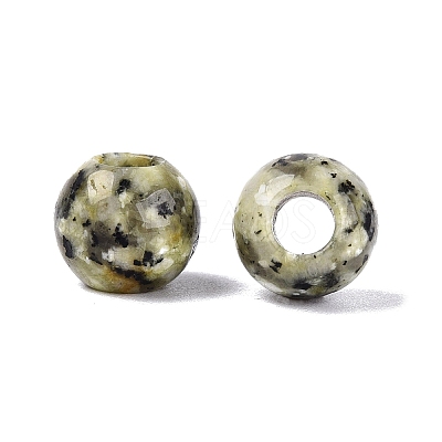 Natural African Turquoise(Jasper) European Beads G-Q607-02Q-1