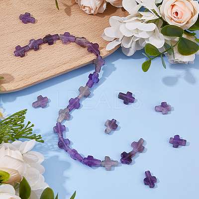 1 Strand Natural Amethyst Beads Strands G-FH0002-57-1