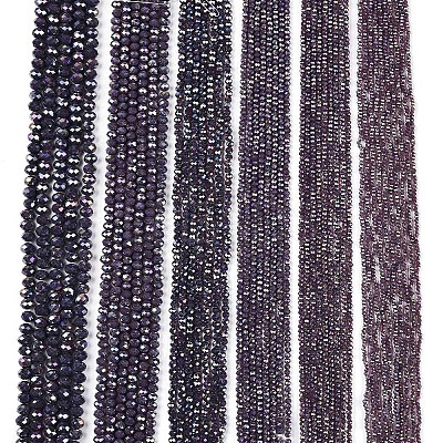 Electroplate Glass Beads Strands LS-EGLA-A044-P6mm-B11-1