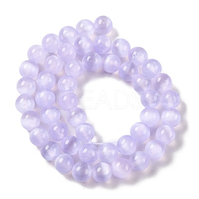 Natural Selenite Beads Strands G-C142-01C-02-1