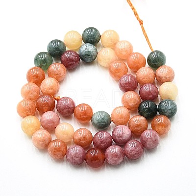 Natural Quartz Beads Strands G-N355-8mm-18-1