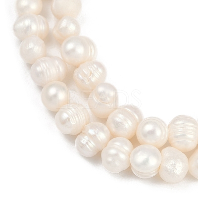 Natural Cultured Freshwater Pearl Beads Strands PEAR-I007-07Y-11A-1