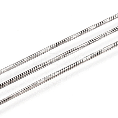 Brass Round Snake Chain CHC-WH0014-02P-1