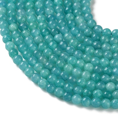 Natural Amazonite Beads Strands G-Z150-B01-4mm-1