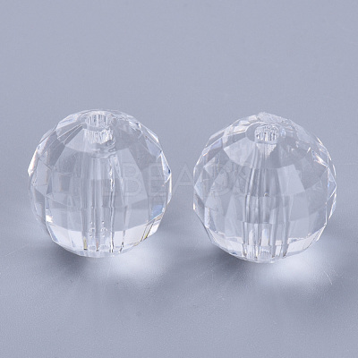 Transparent Acrylic Beads TACR-Q254-18mm-V01-1