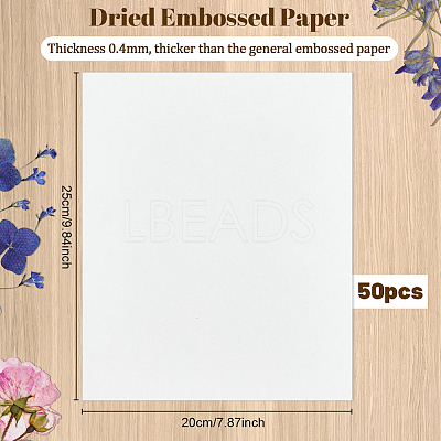 Dried Embossed Paper DIY-WH0622-646B-1