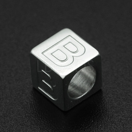 Non-Tarnish 201 Stainless Steel European Beads STAS-N090-LA062-B-1
