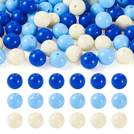 Opaque Acrylic Beads OACR-TAC0014-06G-1