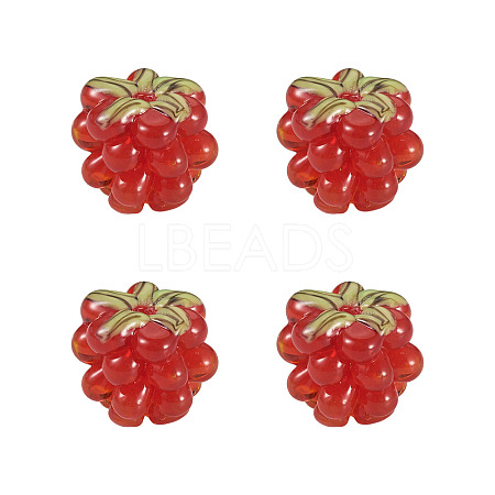 4Pcs Handmade Lampwork Beads LAMP-TA0002-24G-1