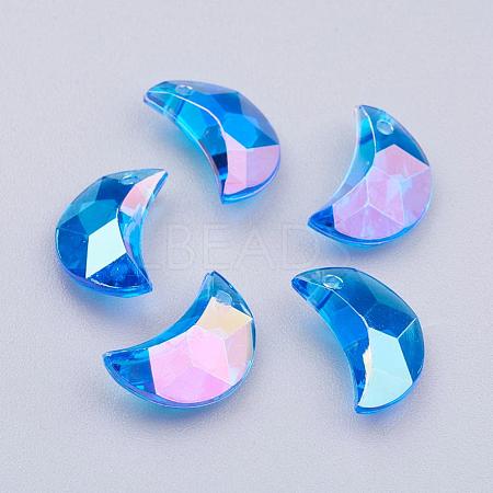 Transparent Acrylic Charms MACR-G046-11mm-A4X-1
