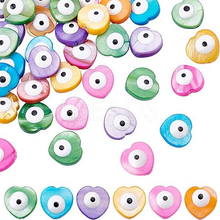 40Pcs Natural Freshwater Shell Beads SHEL-NB0001-34-1