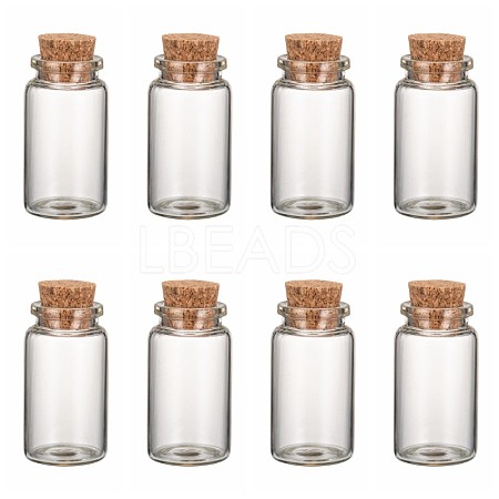 Glass Jar Glass Bottles X-AJEW-H004-4-1
