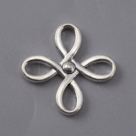 Tibetan Style Alloy Connector Charms FIND-WH0099-99AS-1