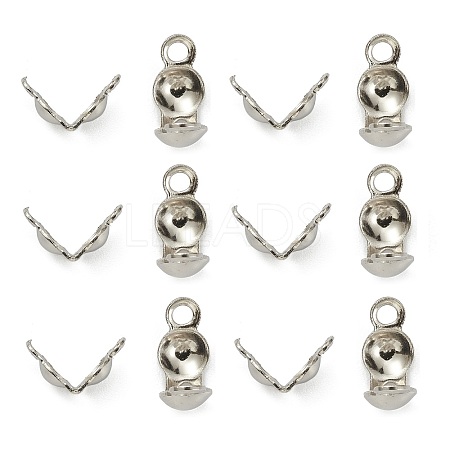 Tarnish Resistant 304 Stainless Steel Bead Tips A-STAS-G127-06P-1