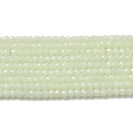 Synthetic Luminous Stone Beads Strands G-C086-01B-08-1