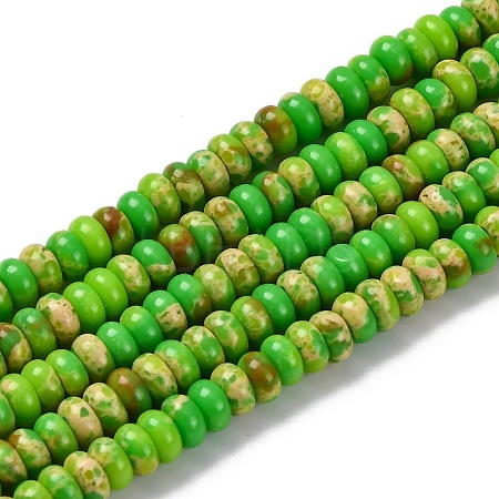 Synthetic Imperial Jasper Dyed Beads Strands G-K343-C39-02-1